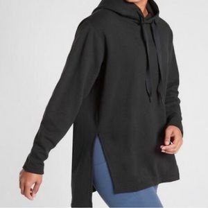 Athleta Black Yogi Hooded Sweatshirt